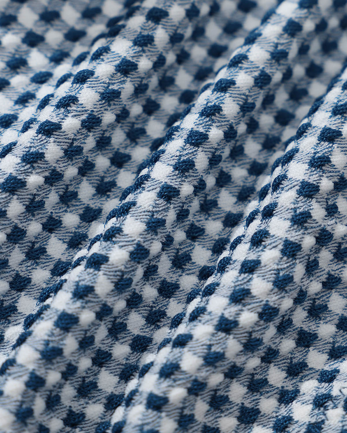 Blue Plaid Knotted Bikini Set